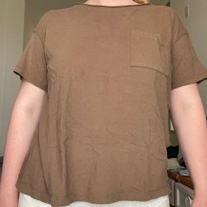 Brown Madewell Oversized Tee
